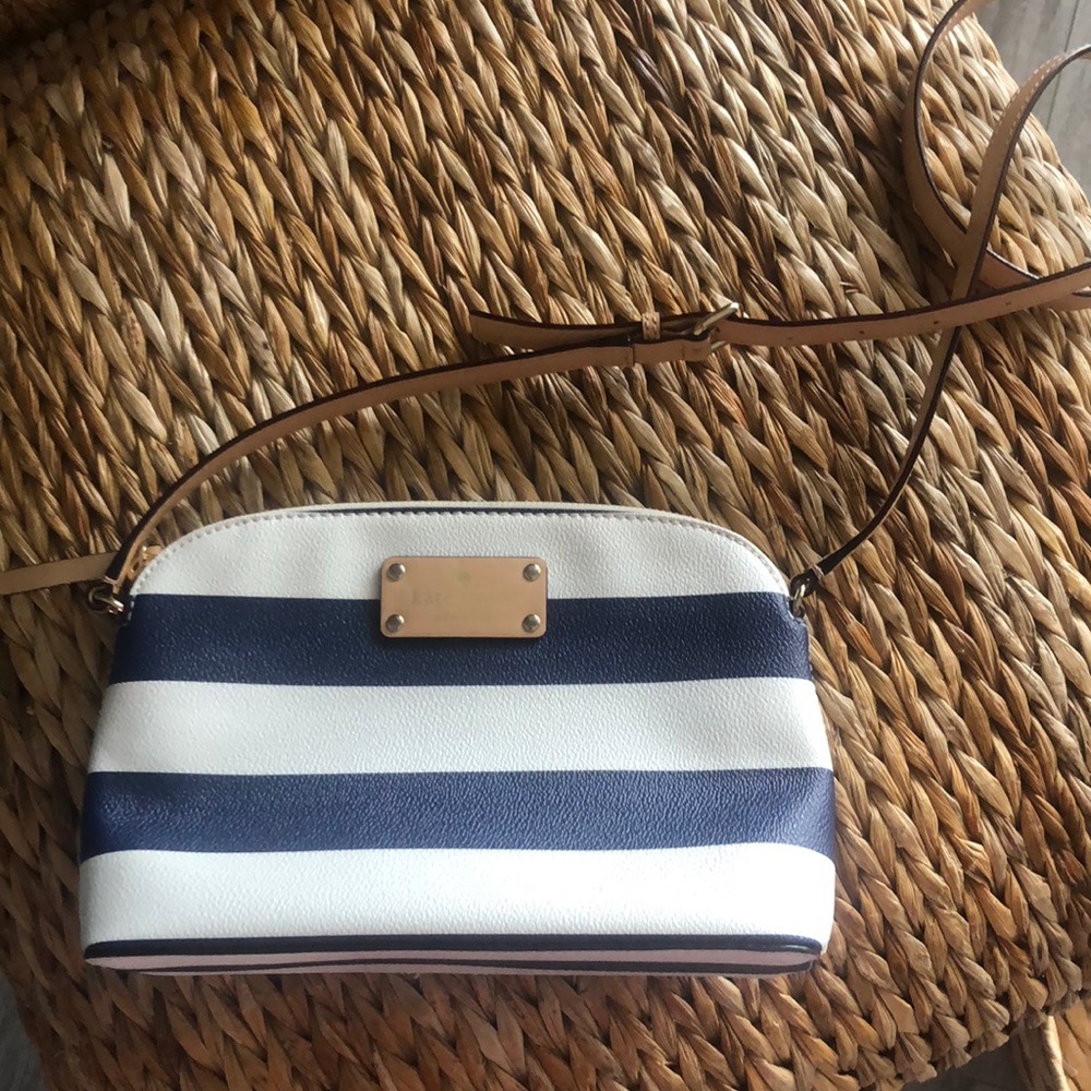 NWOT Kate Spade Striped Crossbody